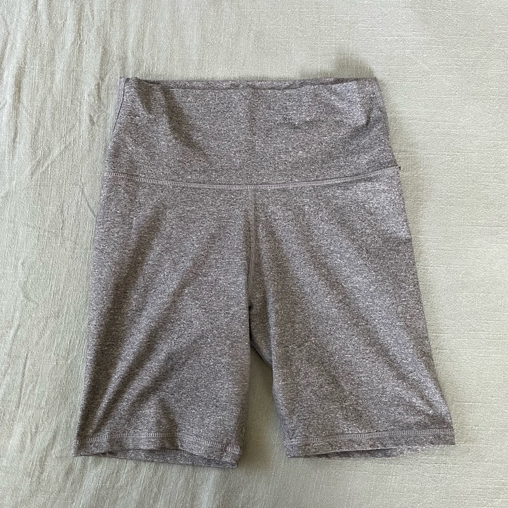 Aerie Chill Play Move Heather Grey Bike Shorts